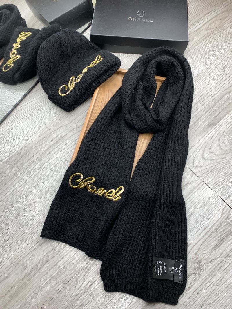 Chanel Caps Scarfs